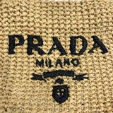 プラダ PRADA スモールクロシェトートバッグ 1BG422 ナチュラル ビスコース レディース トートバッグ