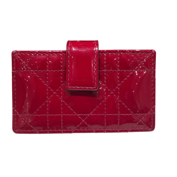 美品 Christian Dior ケース CD ロゴ レッド 希少 希少✨】Dior ロゴチャーム付き カードケース バイカラー - メルカリ