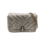 ブルガリ BVLGARI ｾﾙﾍﾟﾝﾃｨｶﾎﾞｼｮﾝﾁｪｰﾝｼｮﾙﾀﾞｰ 288808 シルバー レザー レディース ショルダーバッグ
