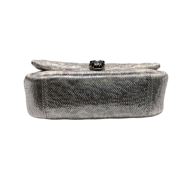 ブルガリ BVLGARI ｾﾙﾍﾟﾝﾃｨｶﾎﾞｼｮﾝﾁｪｰﾝｼｮﾙﾀﾞｰ 288808 シルバー レザー レディース ショルダーバッグ
