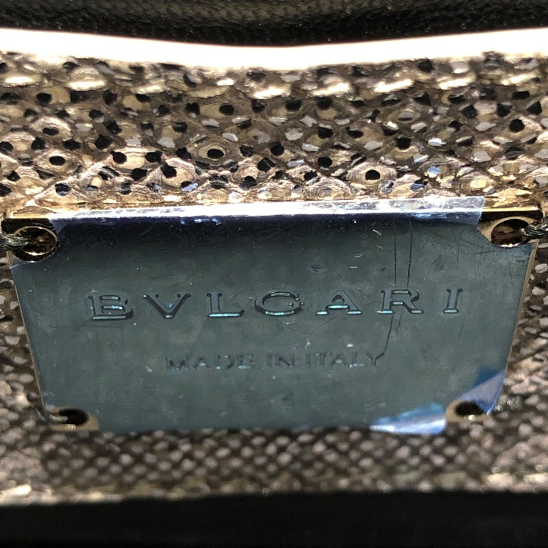 ブルガリ BVLGARI ｾﾙﾍﾟﾝﾃｨｶﾎﾞｼｮﾝﾁｪｰﾝｼｮﾙﾀﾞｰ 288808 シルバー レザー レディース ショルダーバッグ