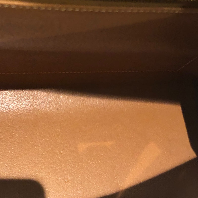エルメス HERMES ケリー32　外縫い □E刻 ナチュラル　GD金具 クシュベル レディース ハンドバッグ
