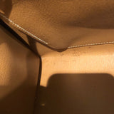 エルメス HERMES ケリー32　外縫い □E刻 ナチュラル　GD金具 クシュベル レディース ハンドバッグ