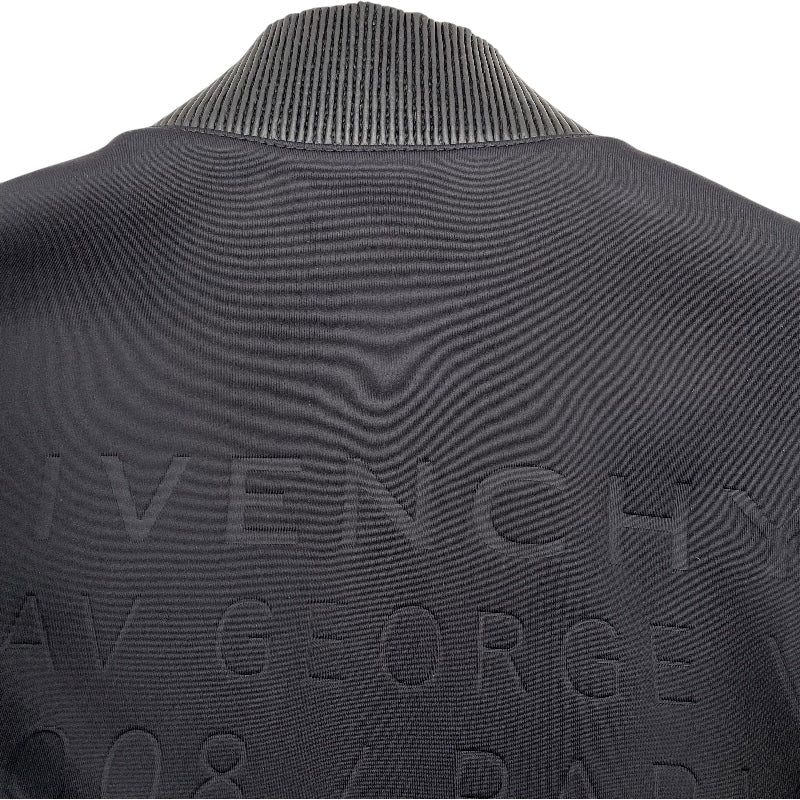 ジバンシィ GIVENCHY エンボスロゴボンバージャケット BM00K960TF ブラック 牛革 メンズ その他アウター