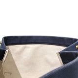 セリーヌ CELINE ホリゾンタルカバス 19216 ネイビー キャンバス レディース トートバッグ