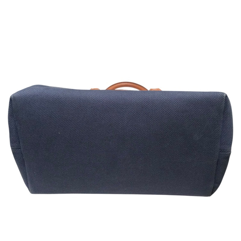 セリーヌ CELINE ホリゾンタルカバス 19216 ネイビー キャンバス レディース トートバッグ