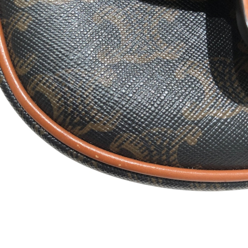 セリーヌ CELINE ミニブザス 196702 ブラウン PVC レディース ショルダーバッグ