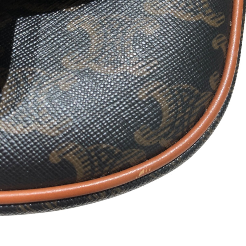 セリーヌ CELINE ミニブザス 196702 ブラウン PVC レディース ショルダーバッグ