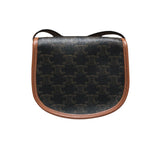 セリーヌ CELINE ミニブザス 196702 ブラウン PVC レディース ショルダーバッグ