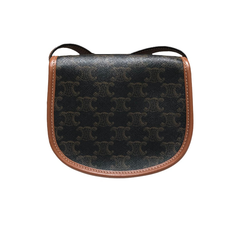 セリーヌ CELINE ミニブザス 196702 ブラウン PVC レディース ショルダーバッグ