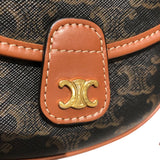 セリーヌ CELINE ミニブザス 196702 ブラウン PVC レディース ショルダーバッグ