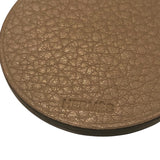 エルメス HERMES アニマルキーホルダーヒポポタマス グレー レザー レディース キーホルダー