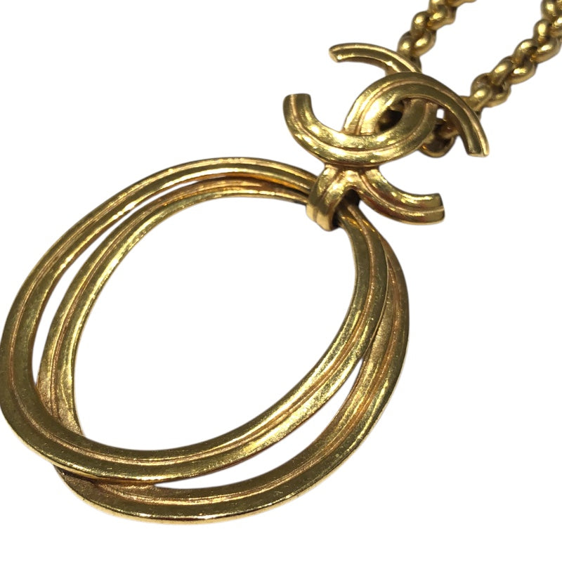 シャネル CHANEL ココマークネックレス ゴールド メタル アクセサリー