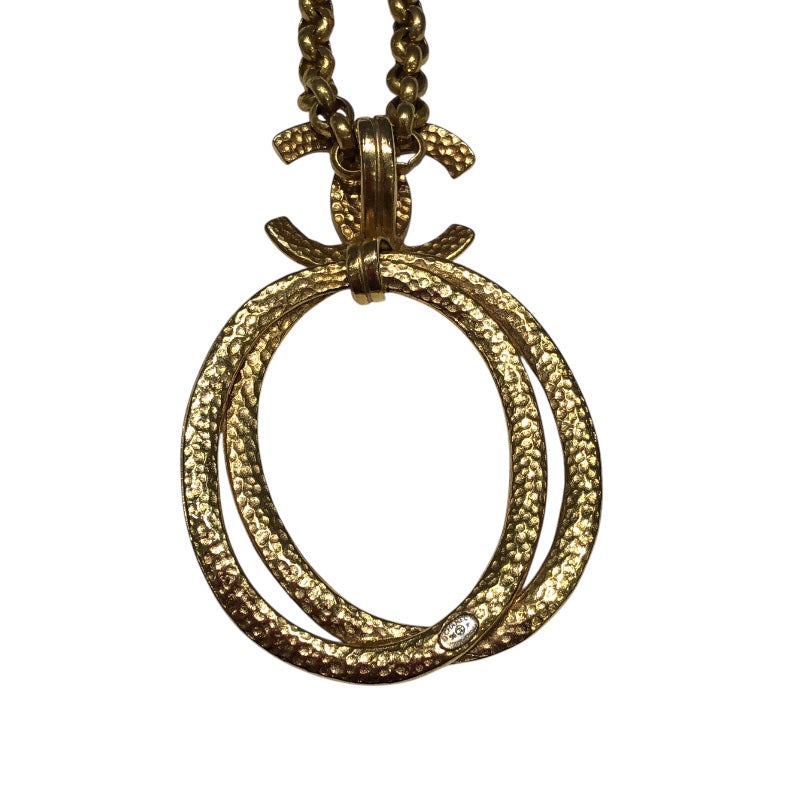 シャネル CHANEL ココマークネックレス ゴールド メタル アクセサリー