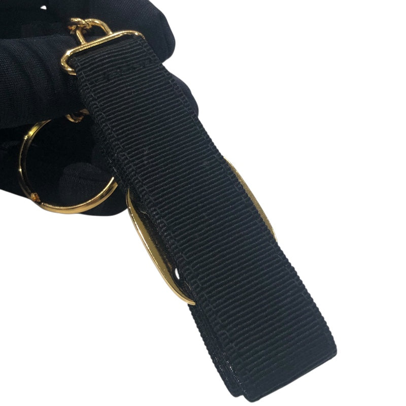 サルヴァトーレ・フェラガモ Salvatore Ferragamo ヴァラリボンキーホルダー ブラック レディース キーホルダー