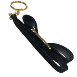 サルヴァトーレ・フェラガモ Salvatore Ferragamo ヴァラリボンキーホルダー ブラック レディース キーホルダー