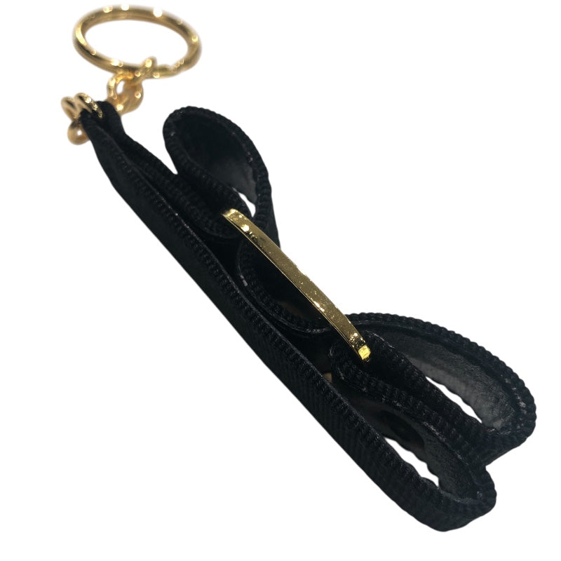 サルヴァトーレ・フェラガモ Salvatore Ferragamo ヴァラリボンキーホルダー ブラック レディース キーホルダー