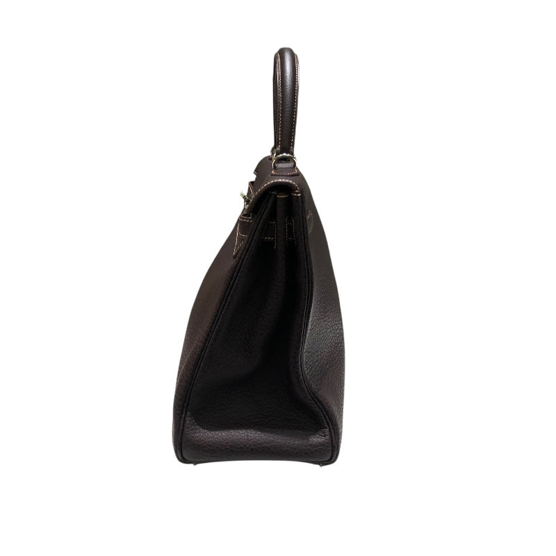 エルメス HERMES ケリー35 □G刻 ブラウン レディース ハンドバッグ