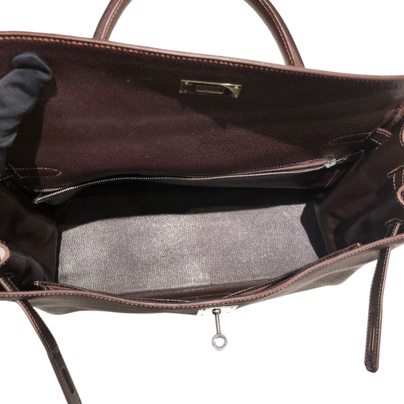 エルメス HERMES ケリー35 □G刻 ブラウン レディース ハンドバッグ