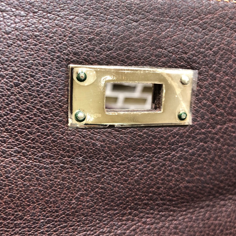 エルメス HERMES ケリー35 □G刻 ブラウン レディース ハンドバッグ