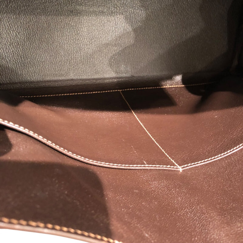 エルメス HERMES ケリー35 □G刻 ブラウン レディース ハンドバッグ