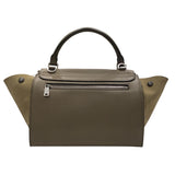 セリーヌ CELINE トラペーズスモール グレージュ　SV金具 レザー/スエード レディース ハンドバッグ