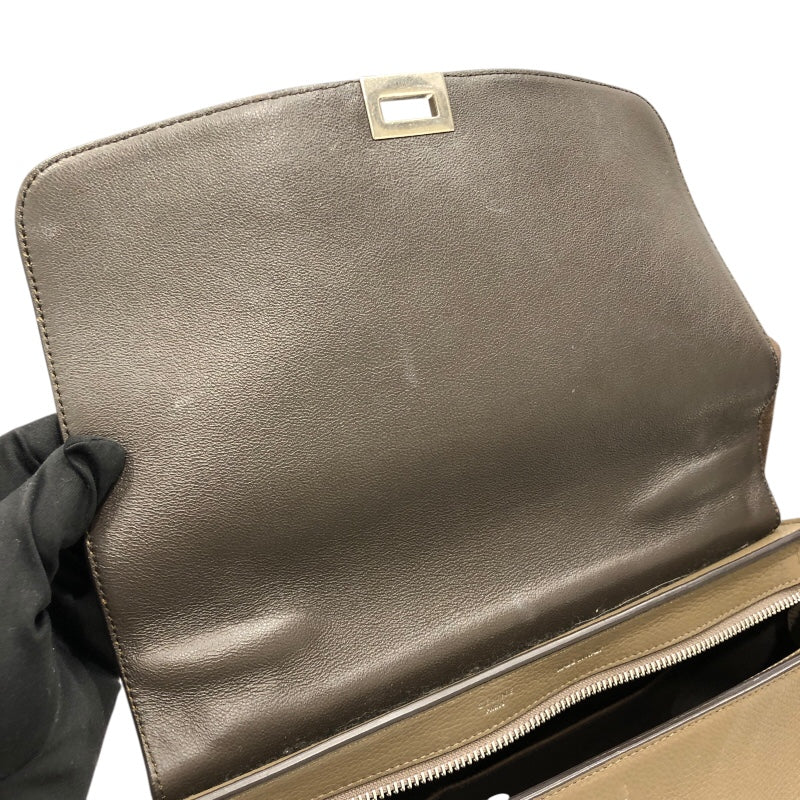 セリーヌ CELINE トラペーズスモール グレージュ　SV金具 レザー/スエード レディース ハンドバッグ