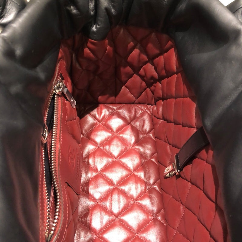 シャネル CHANEL コココクーントートPM A47108 ブラック レザー レディース ハンドバッグ