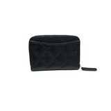 シャネル CHANEL マトラッセクラシックジップコインパース AP0216 ブラック GD金具 キャビアスキン レディース コインケース