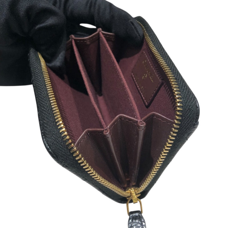 シャネル CHANEL マトラッセクラシックジップコインパース AP0216 ブラック GD金具 キャビアスキン レディース コインケース