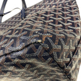 ゴヤール GOYARD サンルイPM ネイビー コーティングキャンバス レディース トートバッグ