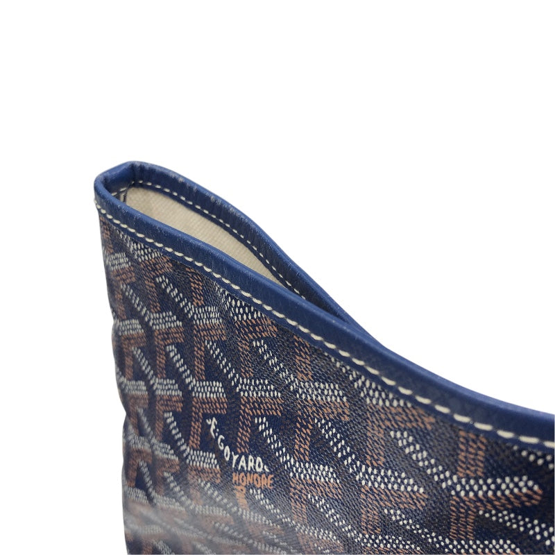 ゴヤール GOYARD サンルイPM ネイビー コーティングキャンバス レディース トートバッグ