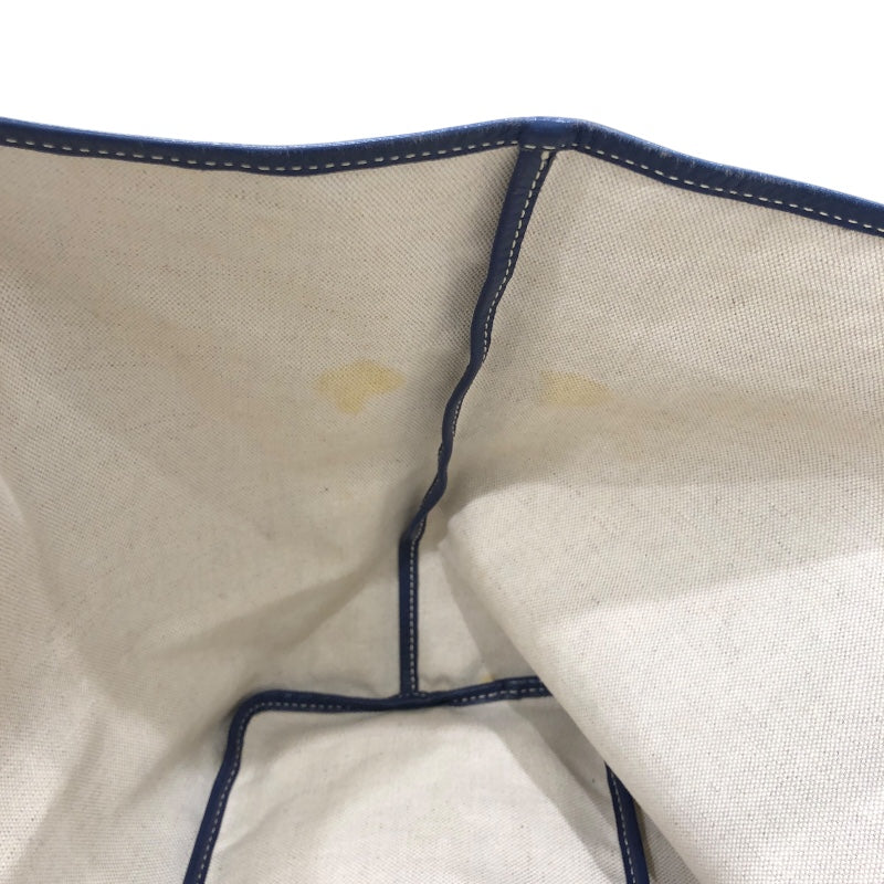 ゴヤール GOYARD サンルイPM ネイビー コーティングキャンバス レディース トートバッグ