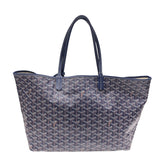 ゴヤール GOYARD サンルイPM ネイビー コーティングキャンバス レディース トートバッグ