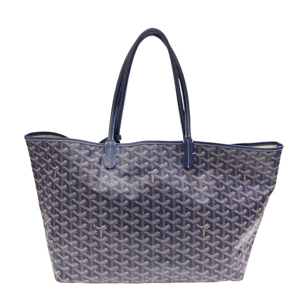 ゴヤール GOYARD サンルイPM ネイビー コーティングキャンバス レディース トートバッグ