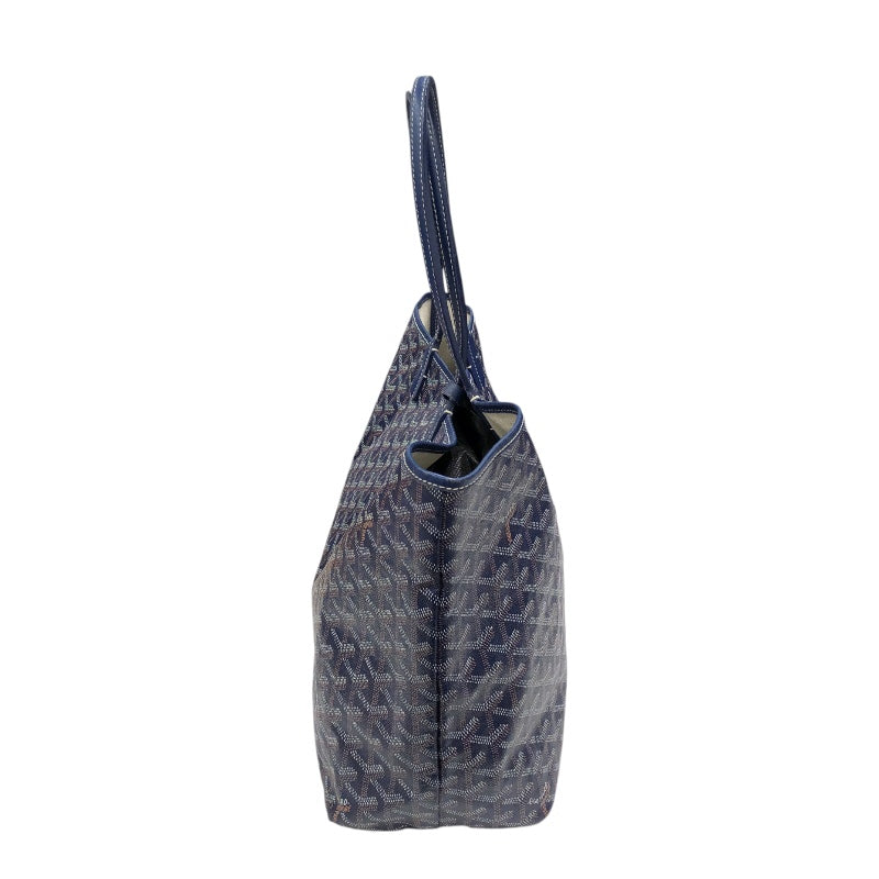 ゴヤール GOYARD サンルイPM ネイビー コーティングキャンバス レディース トートバッグ