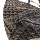 ゴヤール GOYARD サンルイPM ネイビー コーティングキャンバス レディース トートバッグ