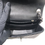 シャネル CHANEL ミニマトラッセ18Vｽﾃｯﾁ A1115 ブラック キャビア レディース ショルダーバッグ