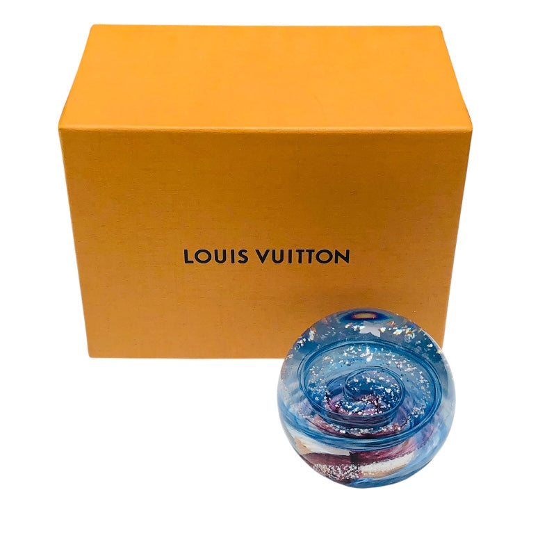 ルイ・ヴィトン LOUIS VUITTON ステラータイムズガラスボール クリア・ブルー クリスタル ユニセックス その他小物