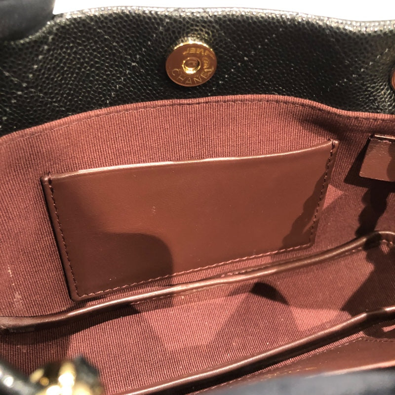 シャネル CHANEL マトラッセクラシックチェーンクラッチ AP4423 ブラック キャビアスキン レディース ハンドバッグ