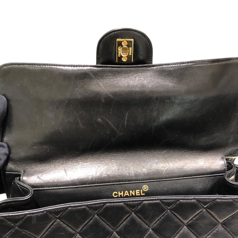 シャネル CHANEL デカマトラッセ30　ダブルフェイス ラム レディース ショルダーバッグ