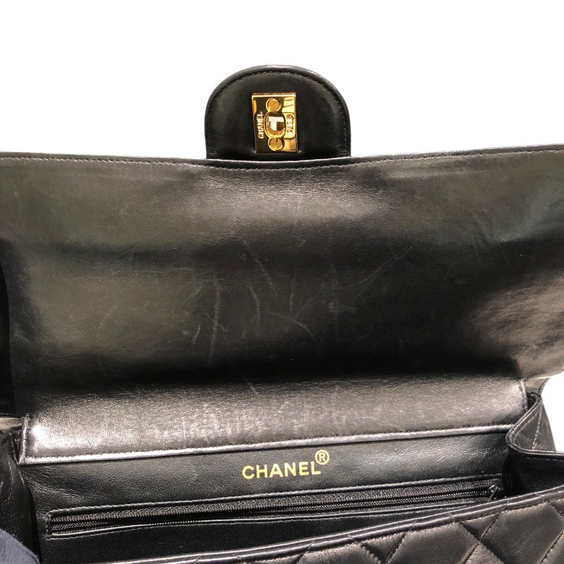 シャネル CHANEL デカマトラッセ30　ダブルフェイス ラム レディース ショルダーバッグ