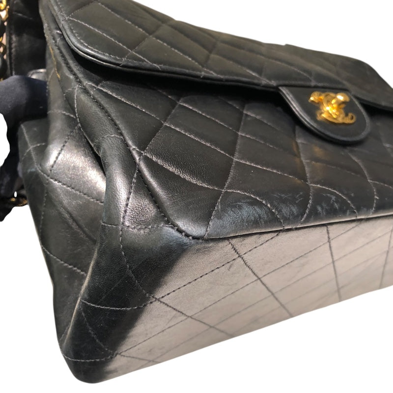 シャネル CHANEL デカマトラッセ30　ダブルフェイス ラム レディース ショルダーバッグ