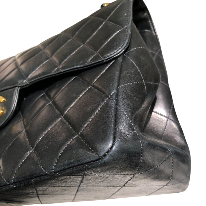 シャネル CHANEL デカマトラッセ30　ダブルフェイス ラム レディース ショルダーバッグ