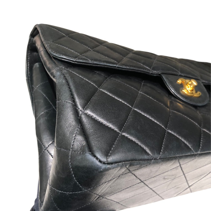 シャネル CHANEL デカマトラッセ30　ダブルフェイス ラム レディース ショルダーバッグ