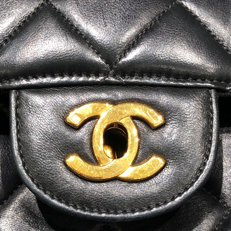 シャネル CHANEL デカマトラッセ30　ダブルフェイス ラム レディース ショルダーバッグ