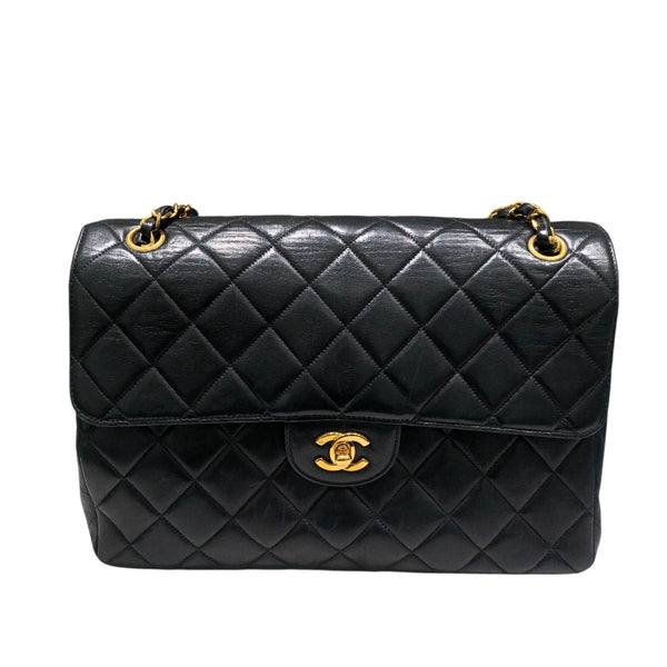 シャネル CHANEL デカマトラッセ30　ダブルフェイス ラム レディース ショルダーバッグ