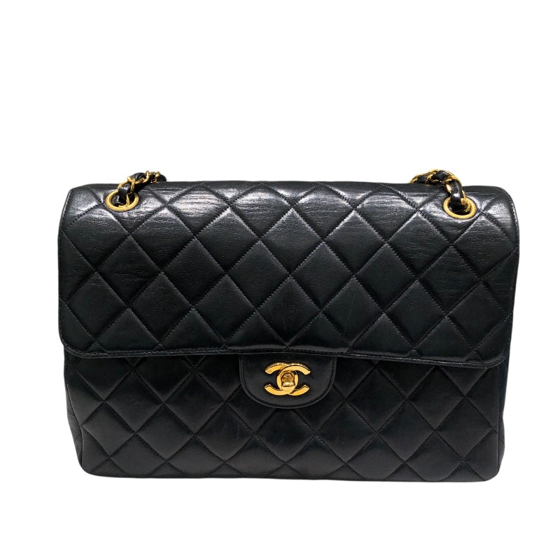 シャネル CHANEL デカマトラッセ30　ダブルフェイス ラム レディース ショルダーバッグ