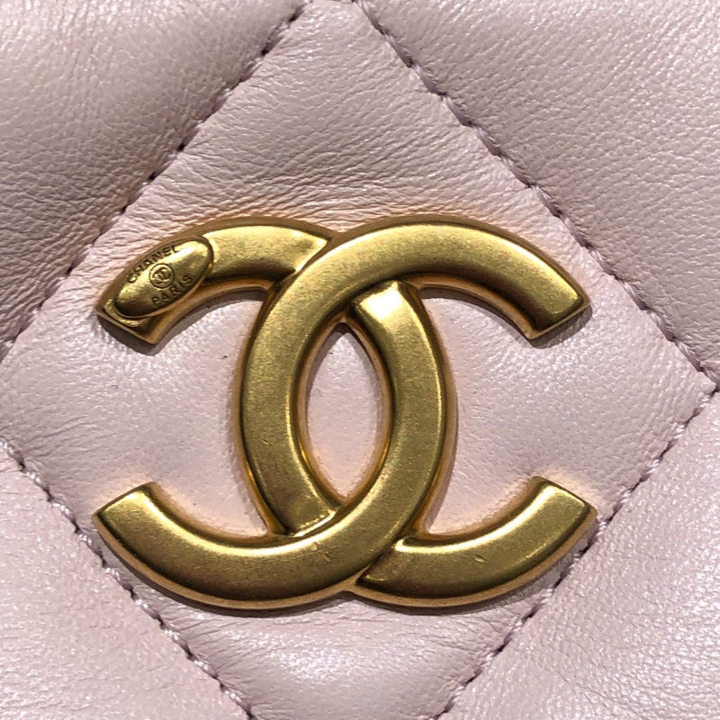 シャネル CHANEL ホーボーバッグ AS5528 ピンク ラム レディース ショルダーバッグ
