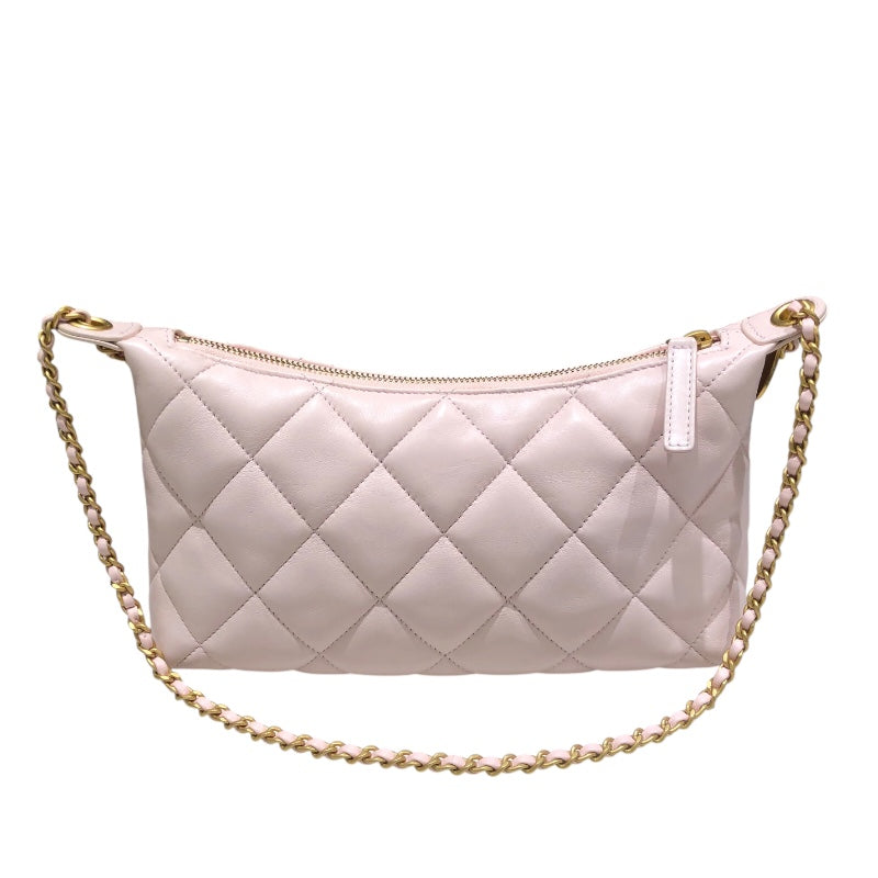 シャネル CHANEL ホーボーバッグ AS5528 ピンク ラム レディース ショルダーバッグ